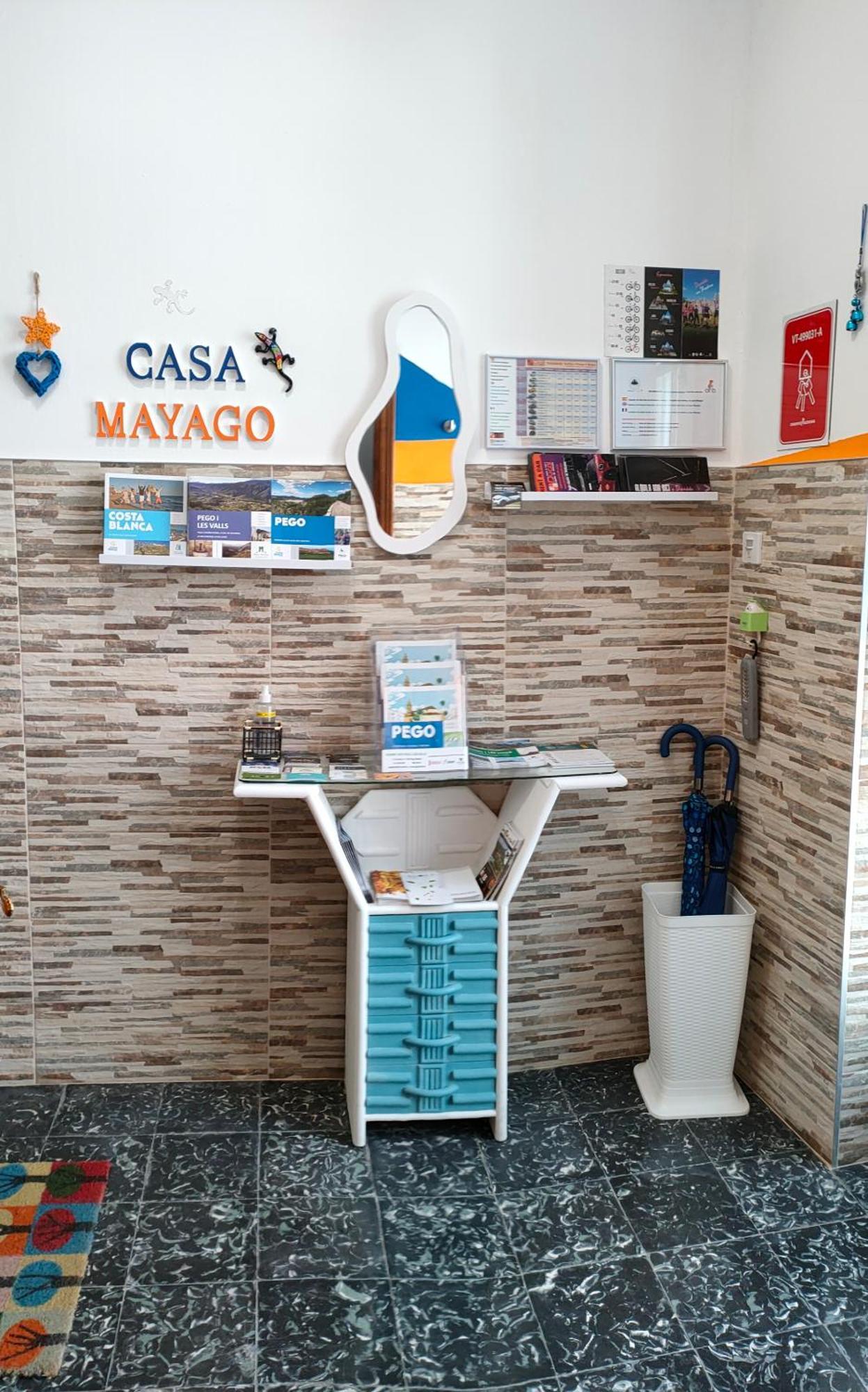 Casa Mayago, Terraza Y Solarium Пего Экстерьер фото